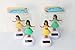 Solar Powered Dancing - HULA GIRL (4 Pack) - Bubble Packages