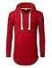 Aiyino Mens Hipster Long Sleeve Kangaroo Pocket Hoodies Sweatshirts Jacket
