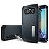 Galaxy S6 Edge Case, Spigen&reg; [Slim Armor] AIR CUSHION [Metal Slate] Air Cushioned Corners / Dual Layer Protective Case for Galaxy S6 Edge (2015) - Metal Slate (SGP11426)