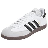  : adidas Men's Samba Classic Soccer Shoe, White/Black, 7.5 M