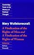 Wollstonecraft: A Vindication of the Rights of Men and a Vindication of the Rights of Woman and Hints (Cambridge Texts in the History of Political Thought)