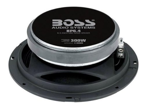 Boss BP6.4 300W 6.5? Mid Bass Woofer, Paper Cone, 4 Ohms