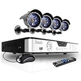 Lowprice Zmodo Complete 4ch Dvr Security Surveillance Camera System 4 Ir O Trail Camera With Night Vision