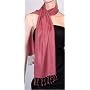Fantastic pashmina oblong scarf with fringe