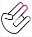 Shocker 2 in pink 1 in stink Decal Sticker