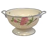 Franciscan Desert Rose 3--Quart Enamel-on-Steel Colander