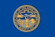 Valley Forge Nylon Nebraska State Flag, measures 3-Foot x 5-Foot
