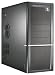 Compucase Supper Midi Tower  All black  screwless design with HD Audio +firewire with 12cm fan