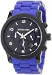 Michael Kors Quartz Black Round Dial Blue Band - Mens Watch MK8167