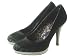 Couture Discount Glamour Pumps, Plateau, Satin, Spitze, Grau (P72n)