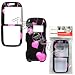 Black Drop Pink Hearts Drops Case Cover Snap On Protective for LG Rumor Scoop UX-260