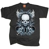 Produkt-Bild: T-Shirt Rock Totenkopf, Gr.M