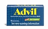 Advil Ibuprofen, 200 mg, Coated Gel Caplets 200 coated gel caplets