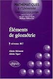Elements de géométrie : Niveau M1