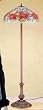 64H Tiffany Peony Floor Lamp