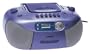 Casio CD312SBBE CD-Cassette Boombox With AM/FM Radio (Blue)