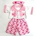 Warm Fuzzy Hearts PJs Outfit for 14
