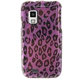 Hard Snap on PURPLE With LEOPARD Design Cover Faceplate Sleeve Case for SAM ....