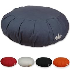 Lotuscrafts� Zafu-Meditationskissen 100% Bio-Baumwolle 5 FARBEN