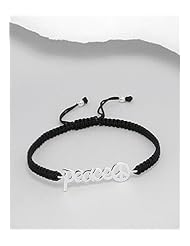 Polyester Bracelet In 92.5 Sterling Silver