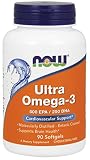 UPC 733739016614 product image for NOW Foods Ultra Omega 3 Fish Oil, 90 Softgels | upcitemdb.com