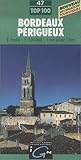 Carte touristique : Bordeaux - Périgueux