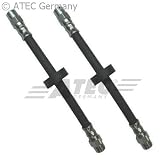 Produkt-Bild: 2x Bremsschlauch hinten AUDI 100 43 C2 BJ 76 - 82, 44 44Q C3 BJ 83 - 89; 4A C4 + AVANT 4A C4 BJ 90 - 94; 50 86 BJ 74 - 78; A6 4A C4 BJ 94 - 97 + AVANT; VW DERBY 86 BJ 77 - 81, 86C 80 BJ 81 - 84; GOLF 1 I CABRIOLET 155 BJ 79 - 93; 2 II 19E 1G1 BJ 83 - 92; JETTA I 16 BJ 78 - 84; 2 II 19E 1G2 BJ 84 - 92; PASSAT 32 BJ 73 - 80 + VARIANT 32B BJ 80 - 88, 33 BJ 73 - 80; POLO 86 BJ 75 - 81, 86C 80 BJ 81 - 94, 9N AB BJ 05 + CLASSIC 86C 80BJ 85 - 94 + COUPE BJ 82 - 94; SANTANA 32B BJ 81 - 84