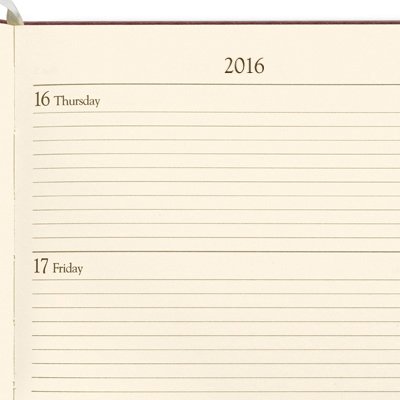 Gallery Leather 2016 Planner Desk Camden Orchid