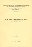 Rezeptjournale der Ratsapotheke Lehrte von 1899 und 1930