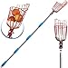 COCONUT Fruit Picker Tool, Fruit Picker with Basket and Pole,Easy to Assemble & Use Fruits Catcher Tree Picker for Getting Fruits (5.5ft)