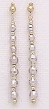 14kt White Gold Diamond Earrings- ES1387