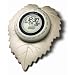 Bedol Nature Leaf World Clock/Silver