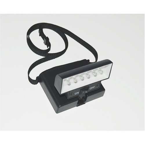 Beam N Read LED 6 Deluxe Hands Free Light; Extra Wide & Bright Light from 6 LEDs Plus 4x5 Clip-On Magnifier
