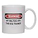 WARNING MY MALTESE ATE THE DOG TRAINER Mug for Coffee / Hot Beverage 11 oz. BLACK