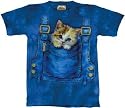 Kitty Overalls T-Shirt, Available in Various Sizes