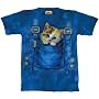 Kitty Overalls T-Shirt, Available in Various Sizes