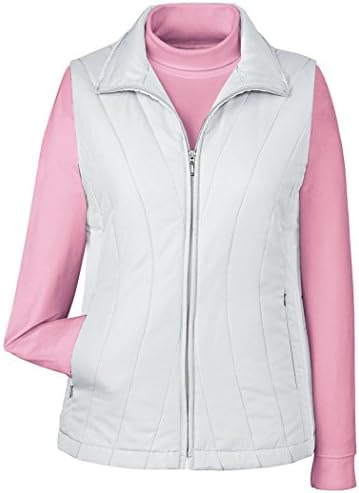 AmeriMark Women's Quilted Vest LG (14-16) / Silver