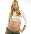 Three-quarter Sleeve Crop Top