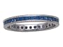 0.95 cttw Karina B(tm) Sapphire Eternity Band LIFETIME WARRANTY