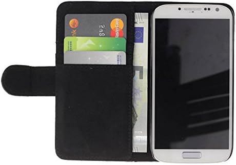 MobileMart / Samsung Galaxy S4 IV I9500 / pear raw food fruit healthy green lifestyle eco / Slim PU Leather Wallet Credit Card Case Cover Shell Armor