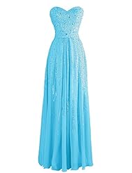 Sexy Sweetheart Beaded Floor Length Evening Dress/Bridesmaid Dress/Prom Dress/Party Dress 