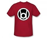 Green Lantern - Red Lantern Symbol Adult T-Shirt In Red, Size: Medium, Color: Red Green Lantern - Red Lantern Symbol Adult T-Shirt In Red, Size: Medium, Color: Red