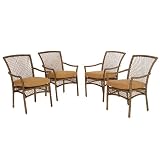 Home Summer Veranda Set of 4 Armchairs