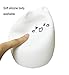 HJIAN Portable LED Children Night Light Silicone Night Lamp Rechargeable Silicone Soft Baby Nursery Lamp Sensitive Tap Control for Baby Bedroom (C)
