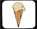 Ice Cream Cone (1 Scoop) Decorated Mouse Pad