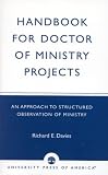 Handbook for Doctor of Ministry Projects