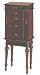 Jewelry : Antique Dark Wood Jewelry Armoire