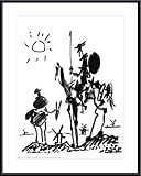 Don Quixote, Framed Art Print by Pablo Picasso