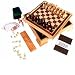 Wooden Inlay 7 In 1 Games Set (Large) Image