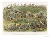 The Elf King's March of Triumph Art Giclee Poster Print by Richard Doyle, 24x18